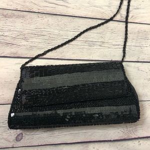 Black Sequins Purse